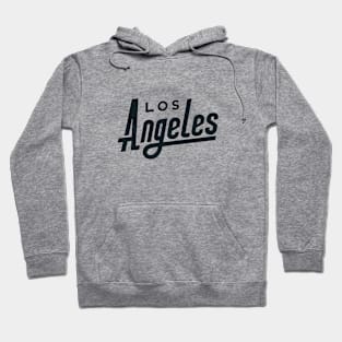 Los Angeles - Minimalist Retro Typography Art Hoodie